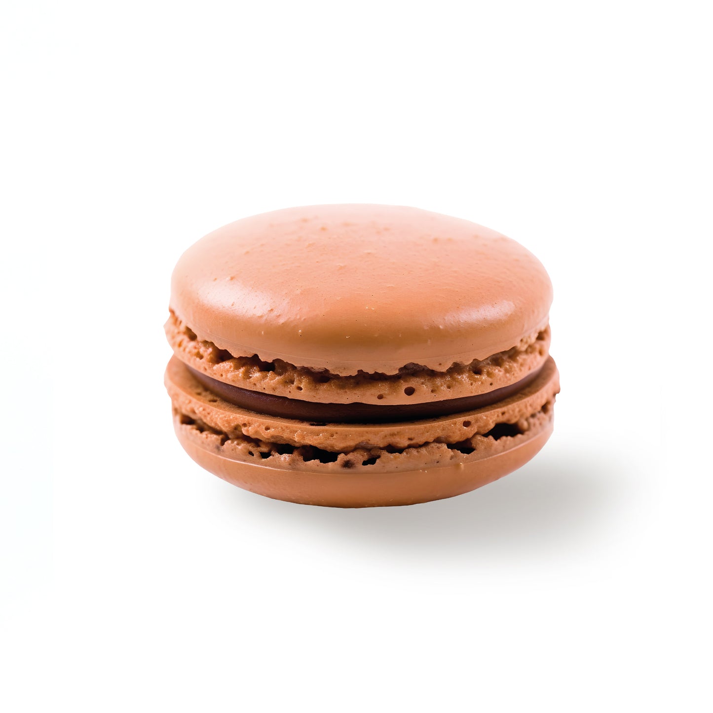 Salted caramel macaron